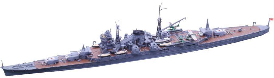 1:700 Scale Fujimi IJN Heavy Cruiser Kumano (1942) Model Kit - Image 2