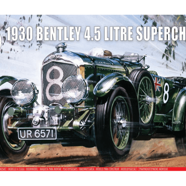 112 Scale Airfix 1930 4.5 litre Bentley Plastic Model Kit Kent Models