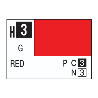 Mr Hobby Aqueous Water Based Range Paint - Choose Colours - Red H003