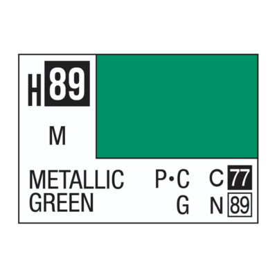 Mr Hobby Aqueous Water Based Range Paint - Choose Colours - Metallic Green H089