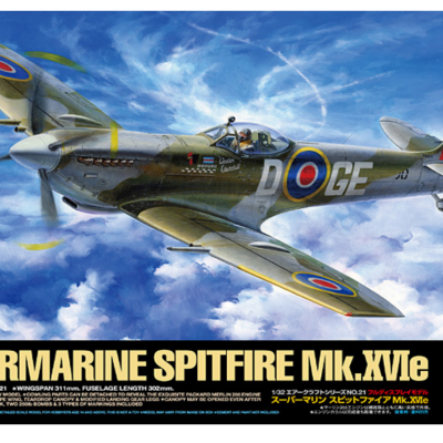1:32 scale Tamiya Spitfire MK XVIe Plane Model Kit