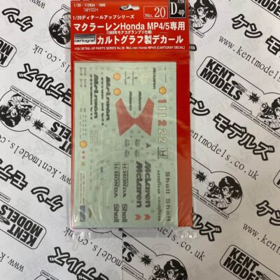 1:20 scale Fujimi Catograf Decals For McLaren MP4/5 F1 Model Kit
