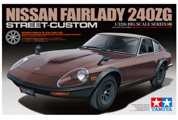 1:12 Scale Tamiya Nissan Fairlady 240ZG Model Kit