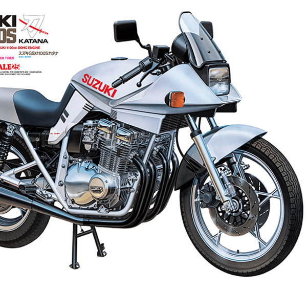 16 Scale Tamiya Suzuki GSX1100S Katana BIG SCALE Model Kit Kent Models