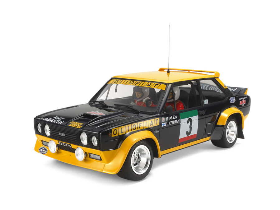 1:20 Scale Tamiya Fiat 131 Abarth Rally Olio Fiat Model Kit - Image 2