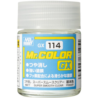 Mr Hobby Super Smooth Clear Flat Top Coat Lacquer Paint