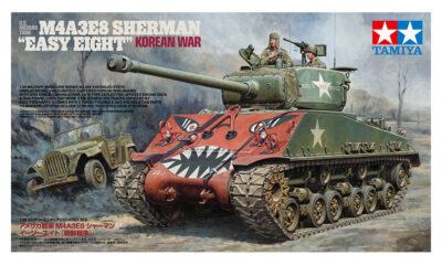 1:35 Scale Tamiya U.S. Medium Tank M4A3E8 Sherman "Easy Eight" Korean War Model Kit