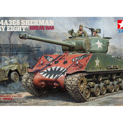 1:35 scale Tamiya U.S. Medium Tank M4A3E8 Sherman "Easy Eight" Korean War Model Kit