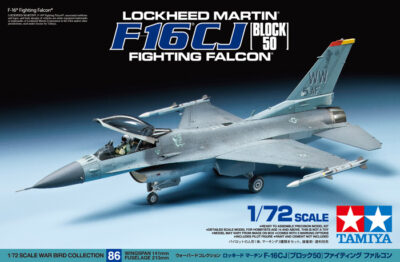 1:72 Scale Tamiya  Lockheed Martin F-16 CJ Block 50 Fighting Falcon Model Kit