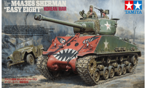 1:35 Scale Tamiya U.S. Medium Tank M4A3E8 Sherman "Easy Eight" Korean War Model Kit