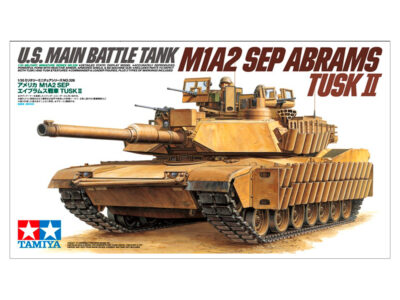 1:35 Scale Tamiya U.S. Main Battle Tank M1A2 SEP Abrams Tusk II Model Kit