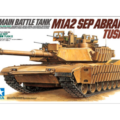 1:35 scale Tamiya U.S. Main Battle Tank M1A2 SEP Abrams Tusk II Model Kit