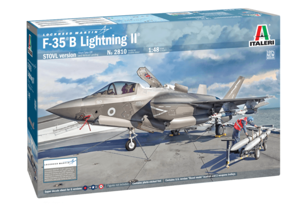 1:48 Scale ITALERI RAF F-35 B LIGHTNING II STOVL Model Kit