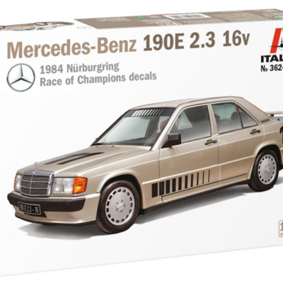 1:24 Scale Italeri Mercedes-Benz 190E 2.3 16v Model Kit