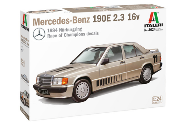 1:24 Scale Italeri Mercedes-Benz 190E 2.3 16v Model Kit