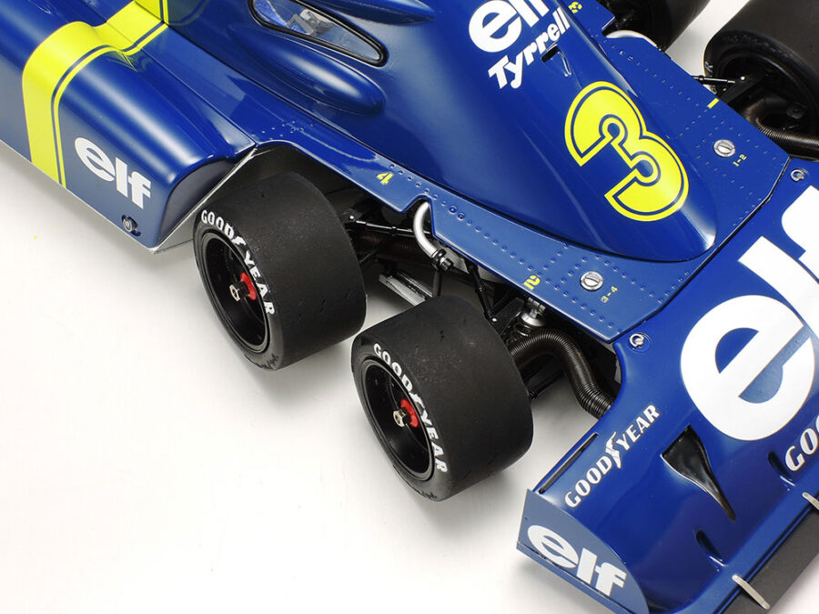1:12 Scale Tamiya Tyrrell P34 Six Wheeler (w/Photo-Etched Parts) Model Kit - Image 5