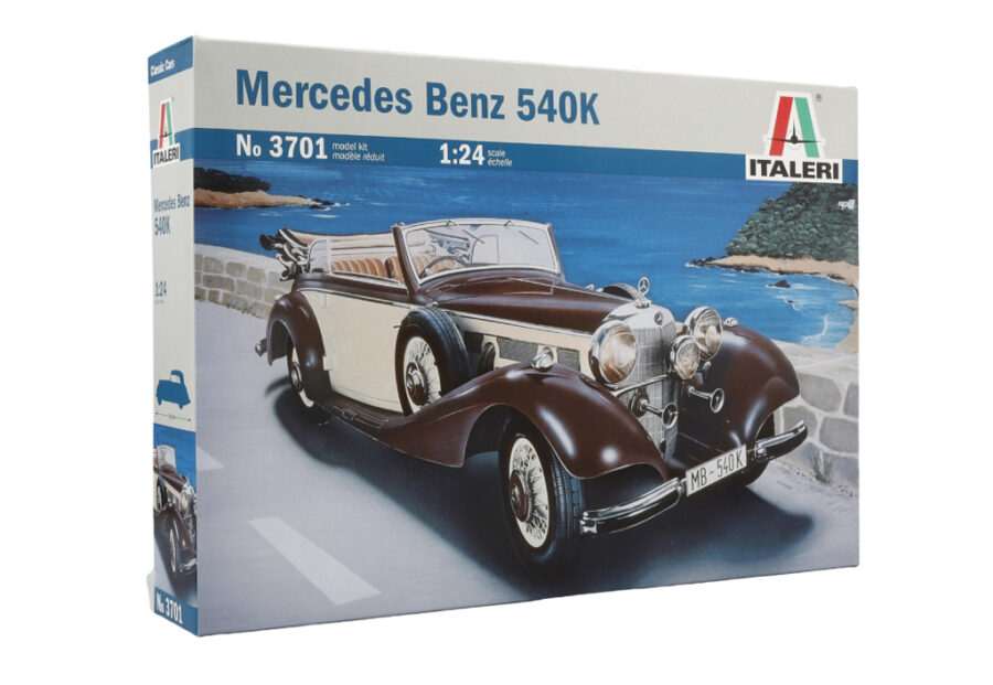 1:24 Scale Italeri Mercedes Benz 540 K Car Model Kit