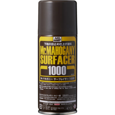 Mr Hobby Mr.Mahogany Surfacer 1000 Spray Can 170ml