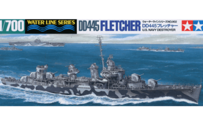 1:700 Scale Tamiya U.S. Navy DD-445 Fletcher Model Kit