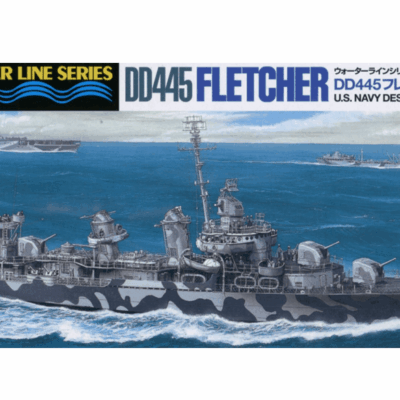 1:700 Scale Tamiya U.S. Navy DD-445 Fletcher Model Kit