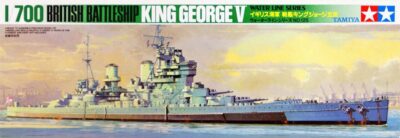 1:700 Scale Tamiya British Battleship King George V Model Kit