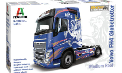 1:24 Scale Italeri Volvo FH4 Globetrotter Medium Roof Model Kit