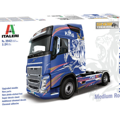 1:24 Scale Italeri Volvo FH4 Globetrotter Medium Roof Model Kit