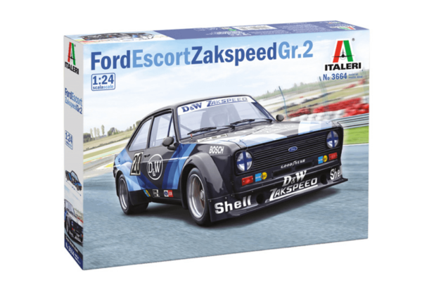 1:24 Scale Italeri Ford Escort Zakspeed Gr.2 Model Kit