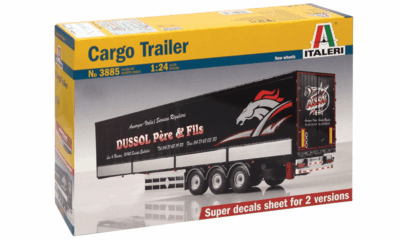 1:24 Scale Italeri Cargo Trailer Model Kit