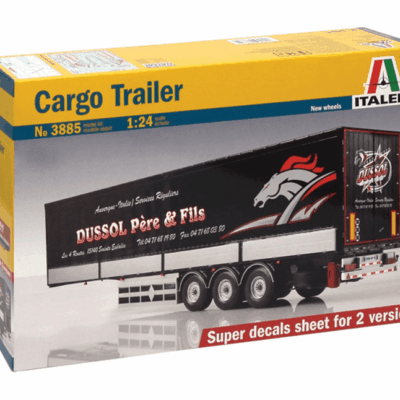 1:24 scale Italeri Cargo Trailer Model Kit
