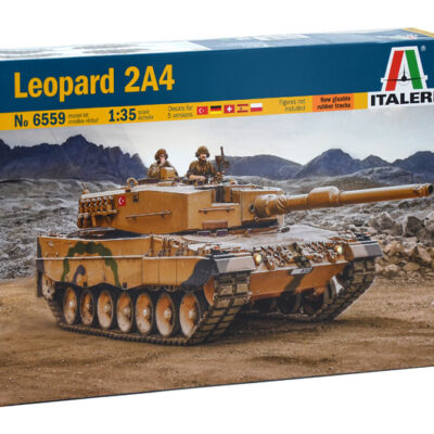 1:35 scale Italeri Leopard 2A4 Model Kit