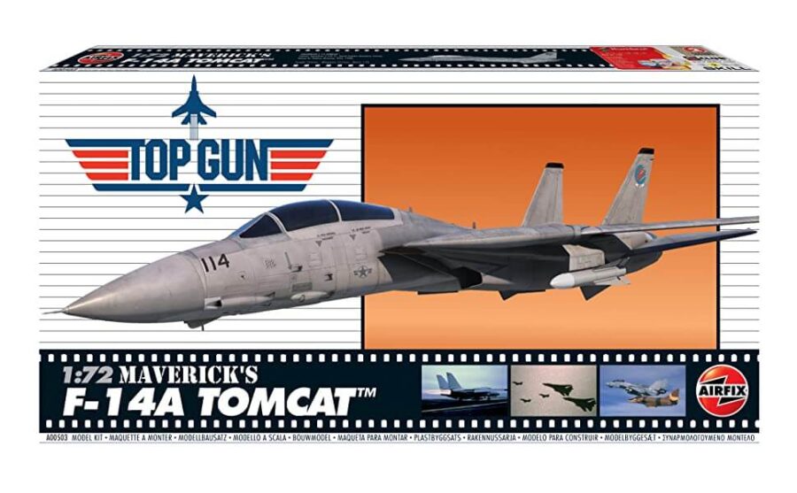 1:72 Scale AirFix Top Gun Maverick's F-14A Tomcat Model Kit