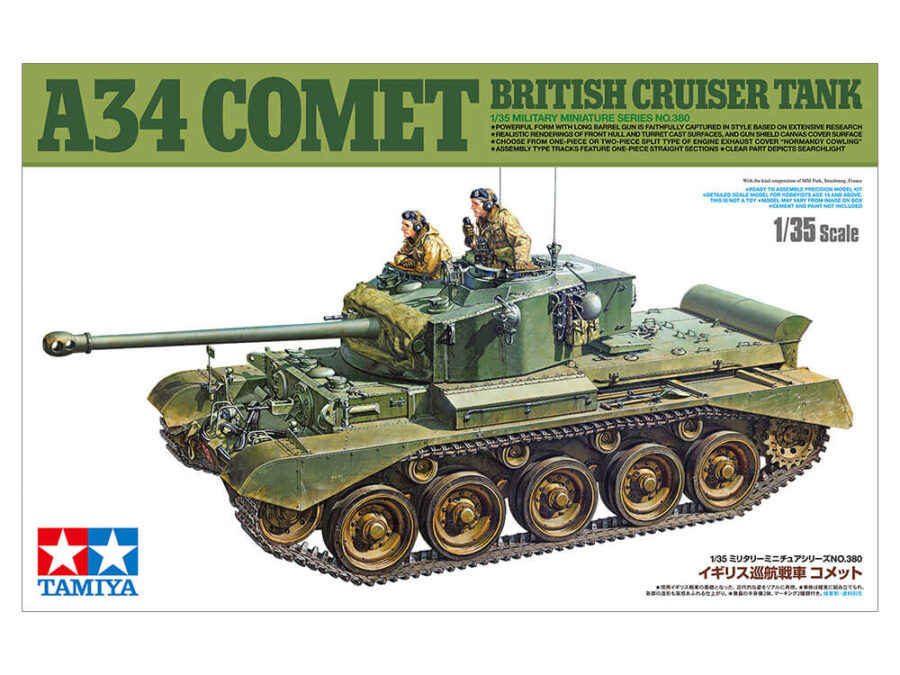 1:35 Scale Tamiya British Cruiser Tank A34 Comet Model Kit