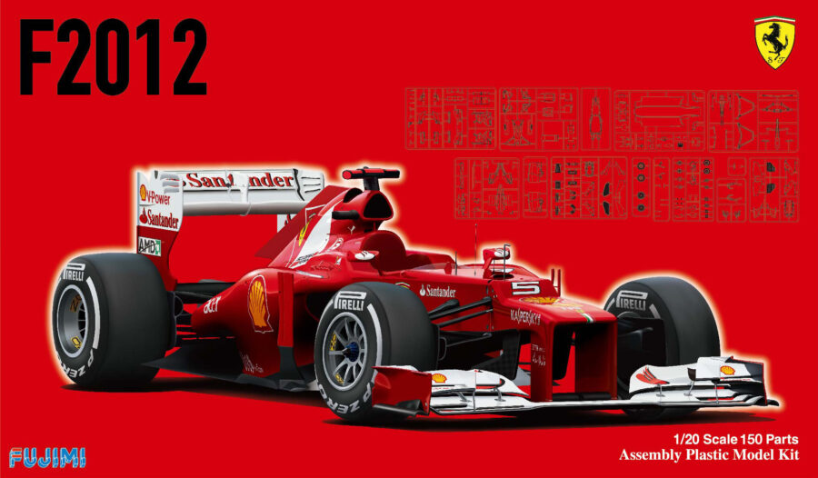 1:20 Scale Fujimi Ferrari F2012 Malaysia GP Model Kit