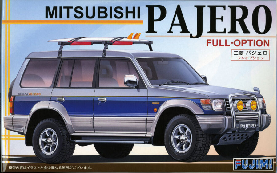 1:24 Scale Fujimi Mitsubishi Pajero Full Works Model Kit