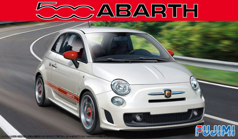 1:24 Scale Fujimi Abarth 500 Model Kit