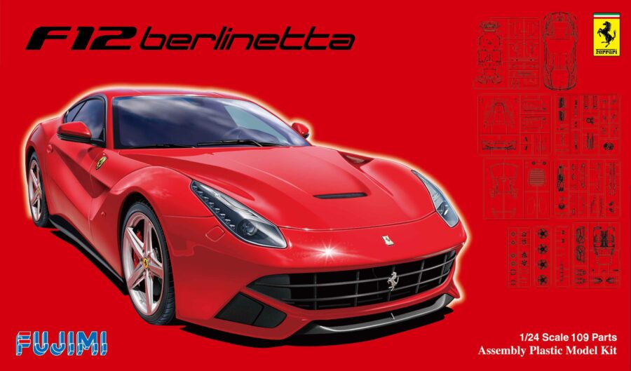 1:24 Scale Fujimi Ferrari Berlinetta F12 Model Kit
