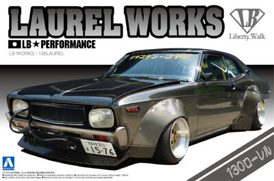 1:24 Scale Aoshima Nissan LB Works 130 Laurel Car Model Kit