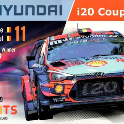 1:24 Scale Belkits Hyundai I20 Coupe WRC 2019 Neuville Model Kit