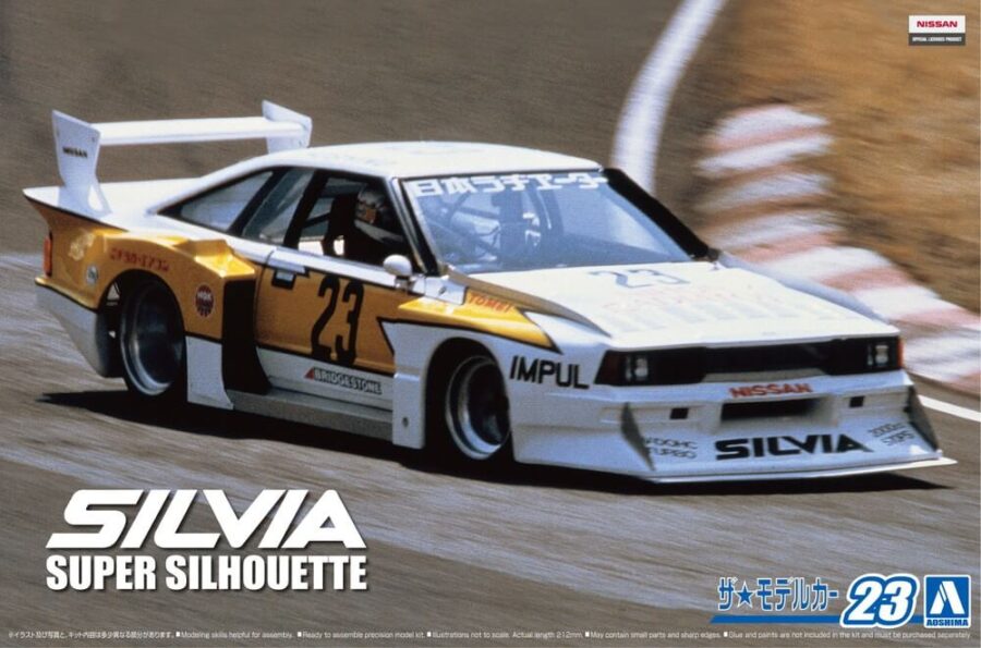 1:24 Scale Aoshima Nissan KS110 Silvia Super Silhouette Model Kit