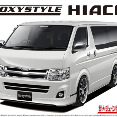 1:24 Scale Aoshima Toyota Boxystyle TRH200V HiAce Super GL '10 Car Model Kit