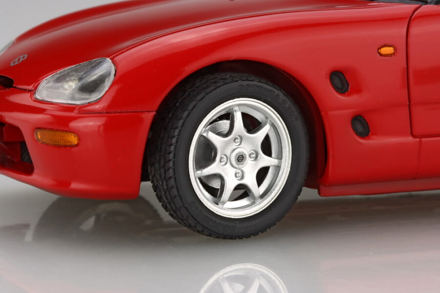1:24 Scale Aoshima Suzuki EA11R Cappuccino Kei Car Model Kit - Image 5