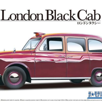 1:24 scale Aoshima FX-4 London Black Cab '68 Taxi Model Kit