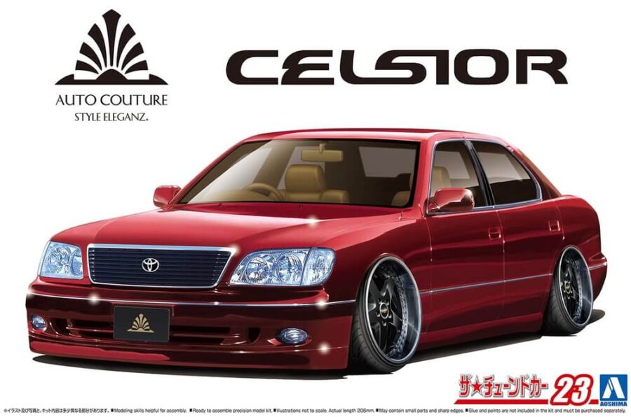 1:24 Scale Aoshima Toyota Haute Couture UCF21 Celsior Model Kit