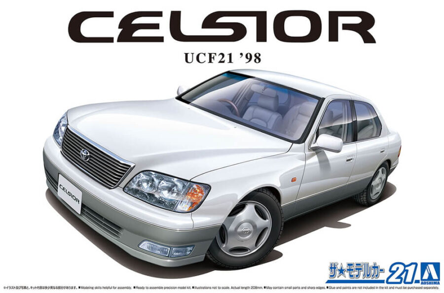 1:24 Scale Aoshima Toyota UCE21 Celsior C-Type Model Kit