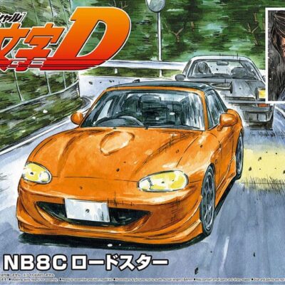 1:24 Scale Aoshima Initial-D Omiya Satoshi NB8C MX5 Roadster Car Model Kit