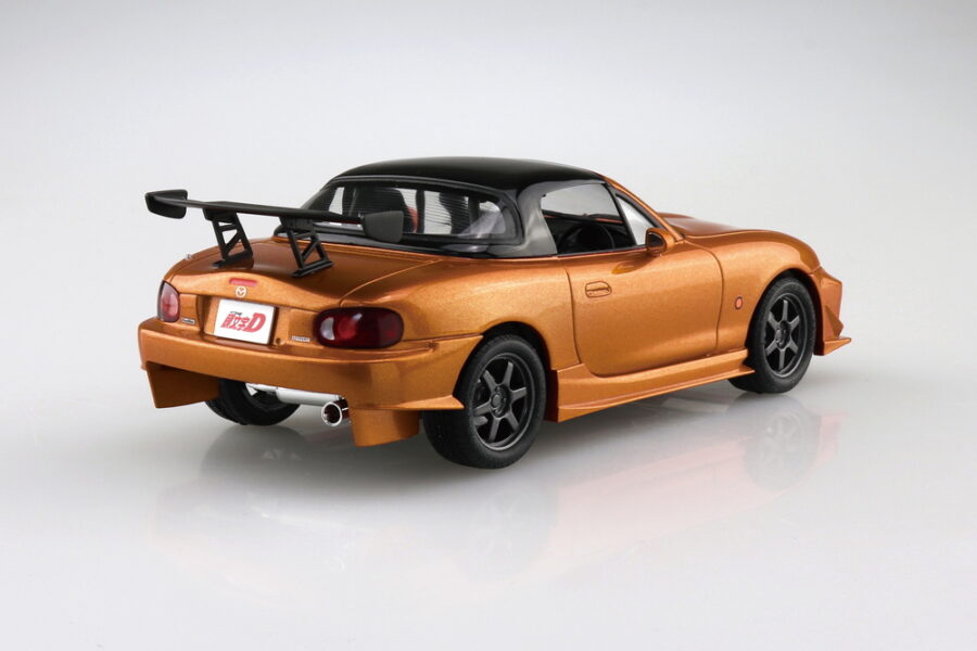 1:24 Scale Aoshima Initial-D Omiya Satoshi NB8C MX5 Roadster Model Kit - Image 3