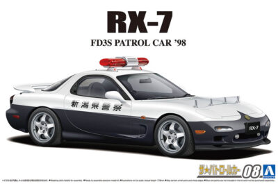 1:24 Scale Aoshima Mazda FD3S RX7 IV Patrol Car Model Kit