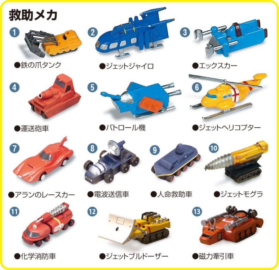 1:350 Scale Aoshima Thunderbirds 2 Container Dock Model Kit - Image 3