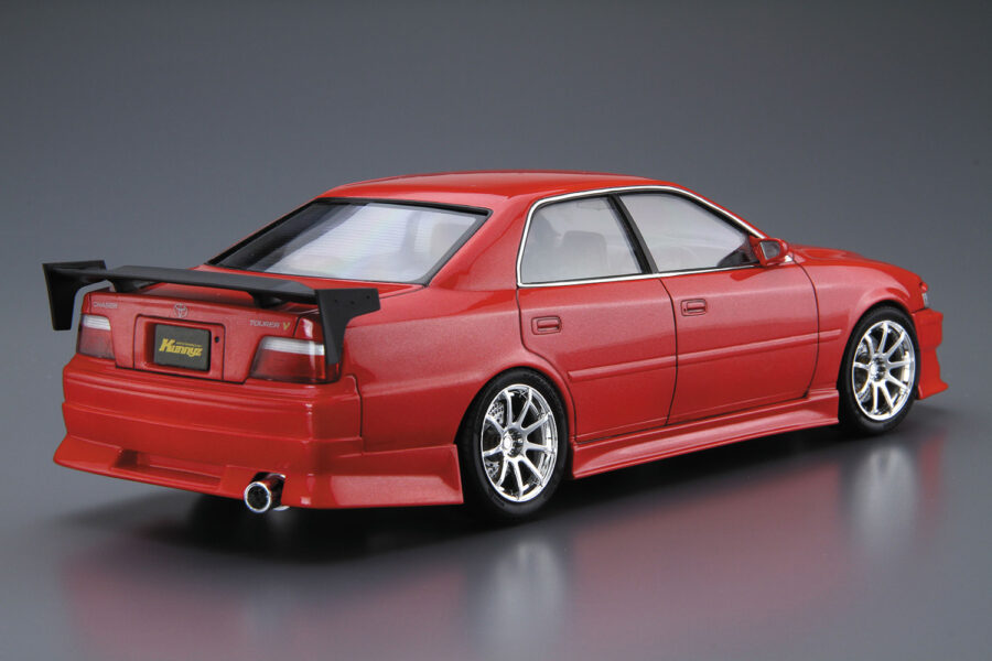 1:24 Scale Aoshima Toyota Kunnyz JZX100 Chaser Model Kit - Image 3